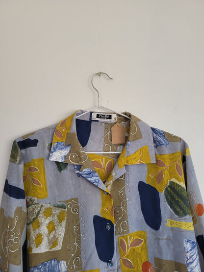 Abstracte blouse - L