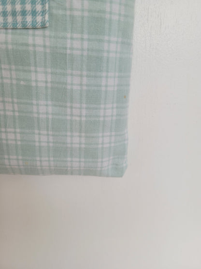 The Reversible Bag - handgemaakte totebag van vintage ginghamstof