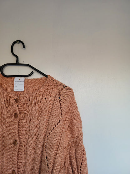 The Salmon Cable Knit vest - M/L