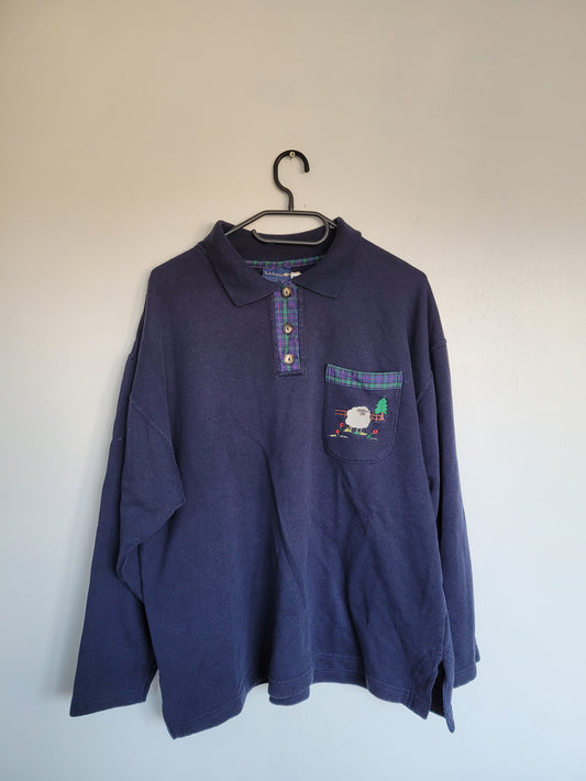 Sweater met schaapje - L