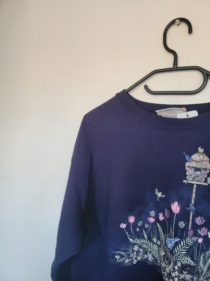 Hey Little Birds sweater - L
