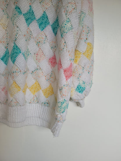 Pastelkleurige trui - M/L